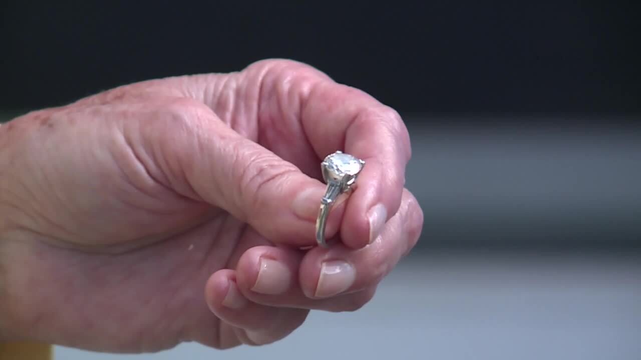 Rebecca Bulger's engagement ring
