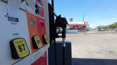A gas pump.