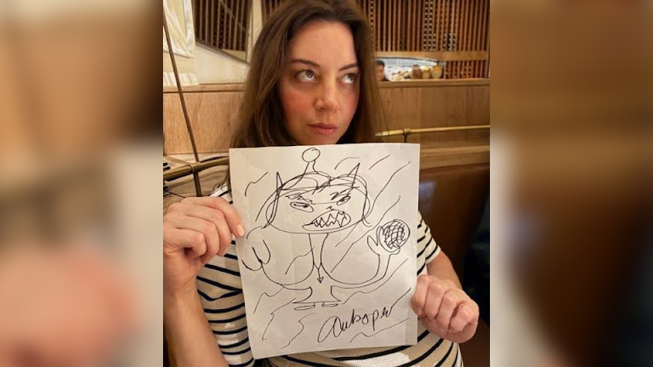 Aubrey Plaza Arts Garage Doodle Art Fundraiser.jpg