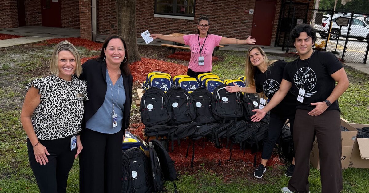 "The more I give, the hungrier I get': Non-profit on a back-to-school mission