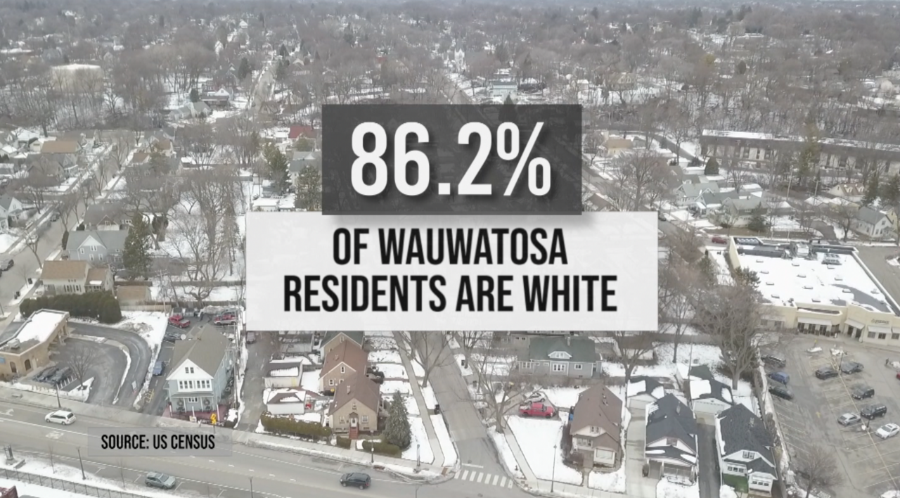 Wauwatosa is overwhelmingly white