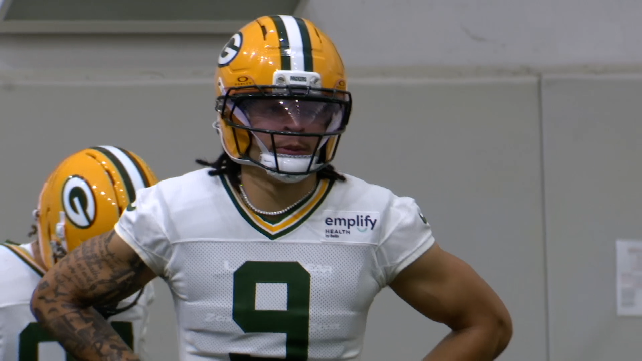 Christian Watson returns to practice as he continues comeback from torn ACL