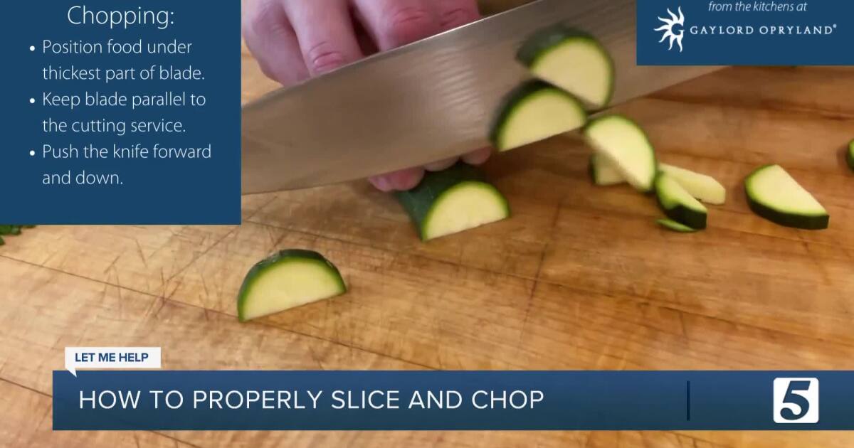 Let Me Help: How to properly slice and chop!
