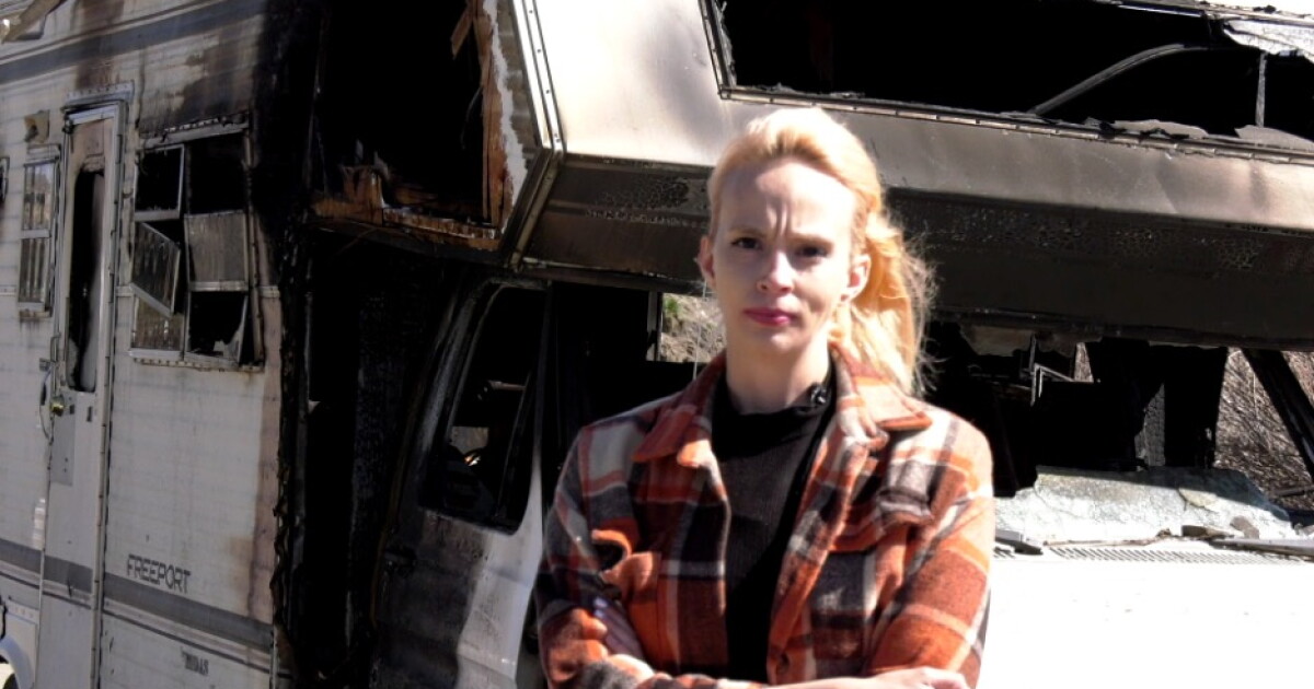 Butte woman speaks out after abandoned camper catches fire near her house - Vimarsana News
