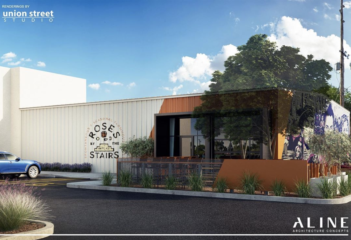 Roses By The Stairs Brewing - Concept rendering