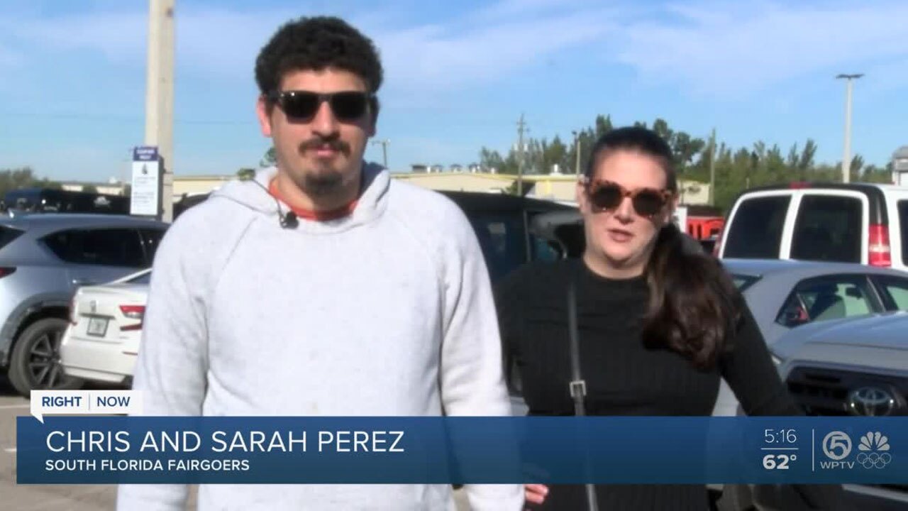 Chris and Sarah Perez, attended South Florida Fair, Jan. 24, 2022