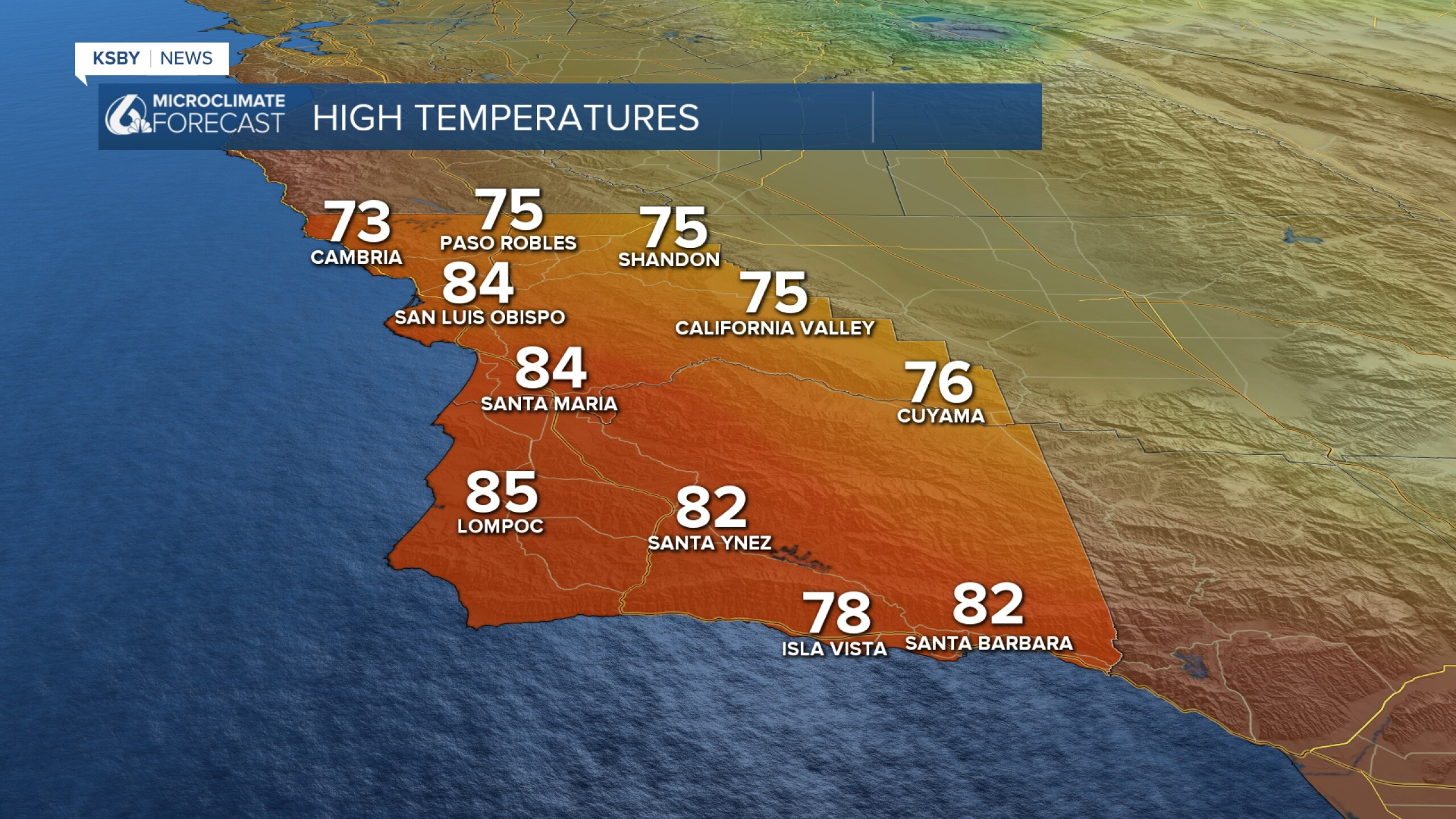One final hot day ahead of a dramatic cooldown and return of rain to ...