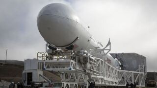 SpaceX Falcon 9 rocket prepares for launch