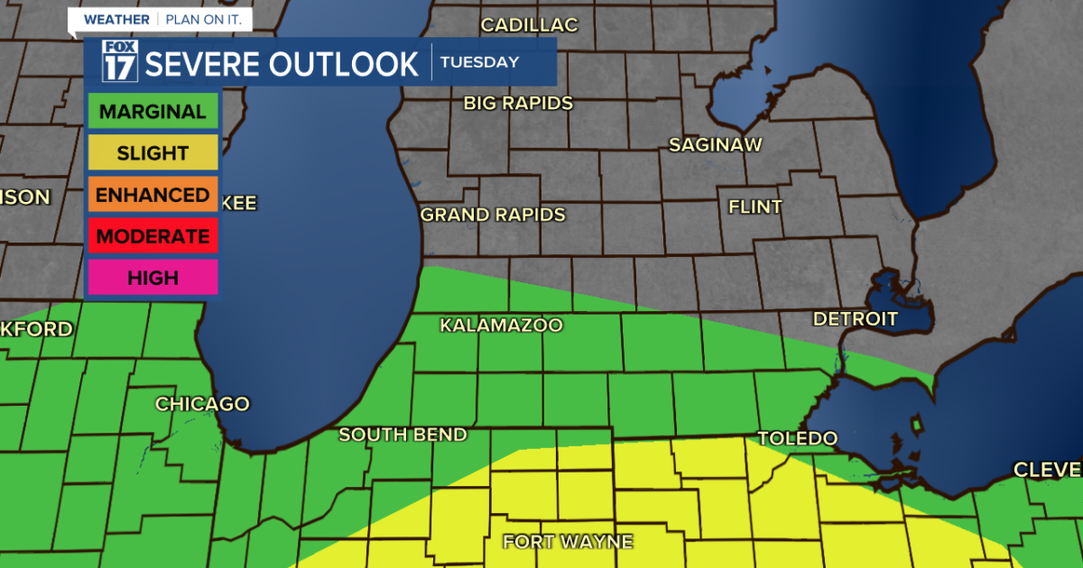 Strong to severe thunderstorms possible on Tuesday - Vimarsana News