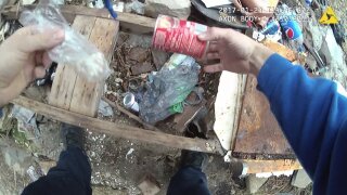 Body camera footage from a Baltimore police officer.