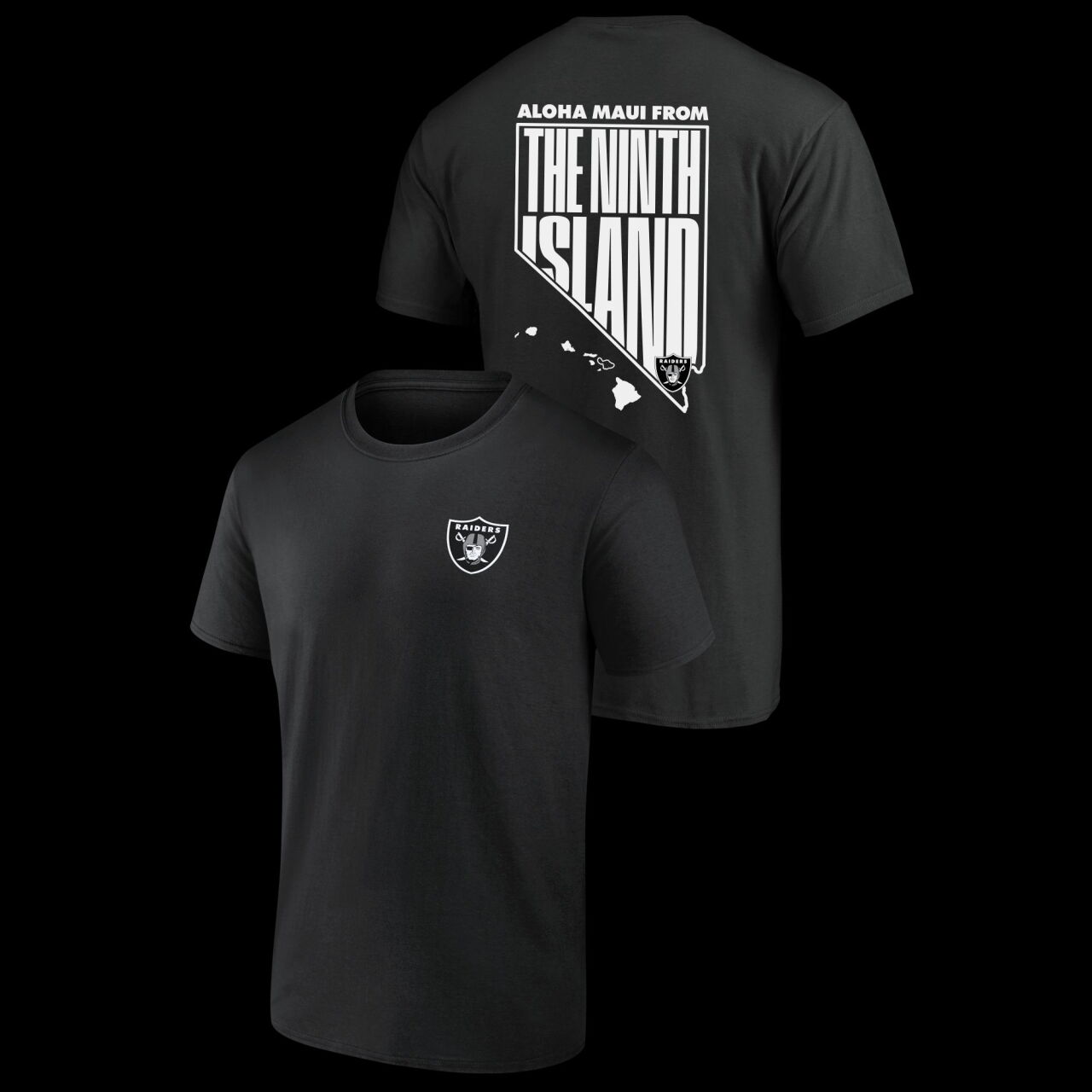 Ninth Island T-shirts to be worn by Las Vegas Raiders