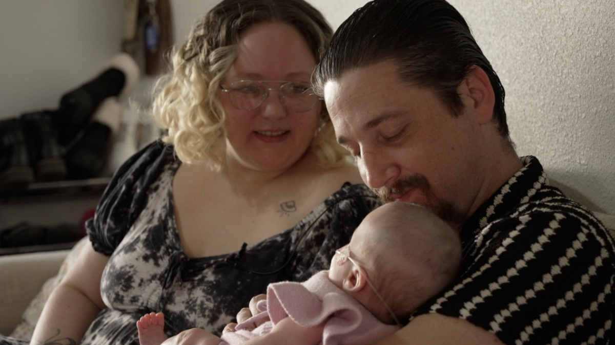 Julie Felderhoff, and Jeffrey Reed and Baby Ophelia