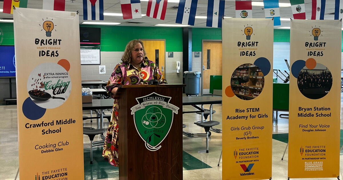 Fayette Education Foundation awards $55,000 to Fayette County Schools - Vimarsana News