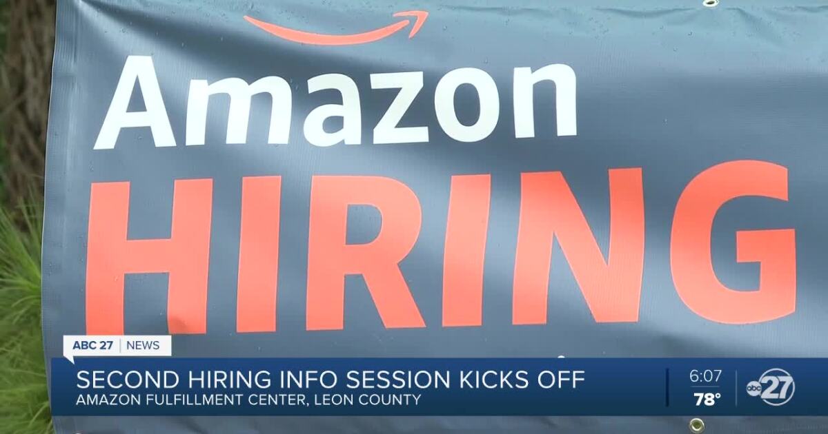 Amazon hosts its second hiring information session