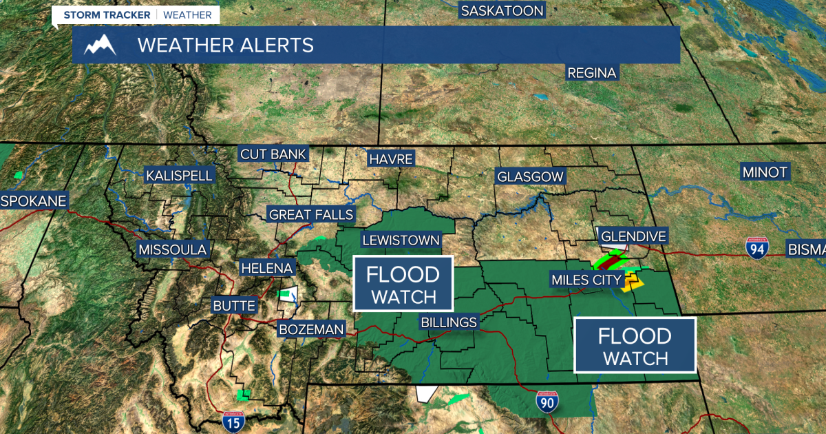 More Heavy Rain Prompts Flood Watch for Parts of Montana