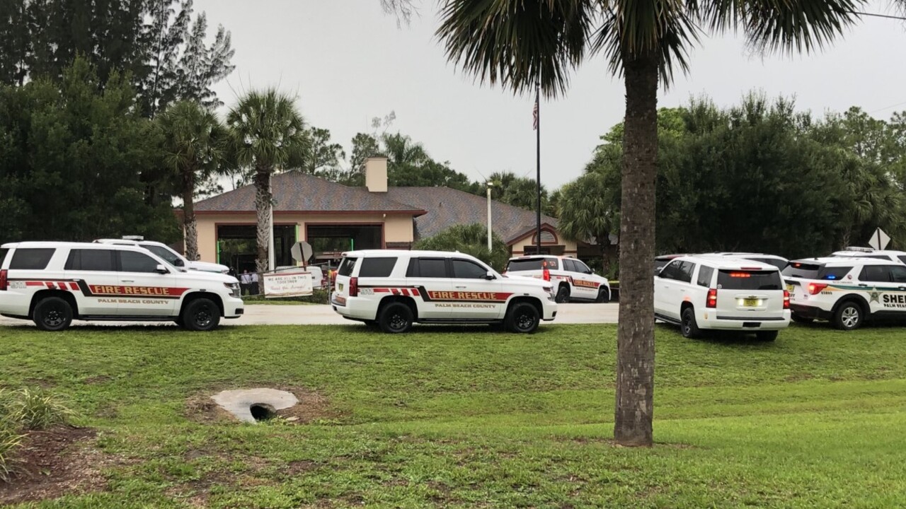 Deputies respond to Palm Beach County Fire Rescue Station #26, located at 6085 Avocado Boulevard, on July 12, 2021 (3).jpg