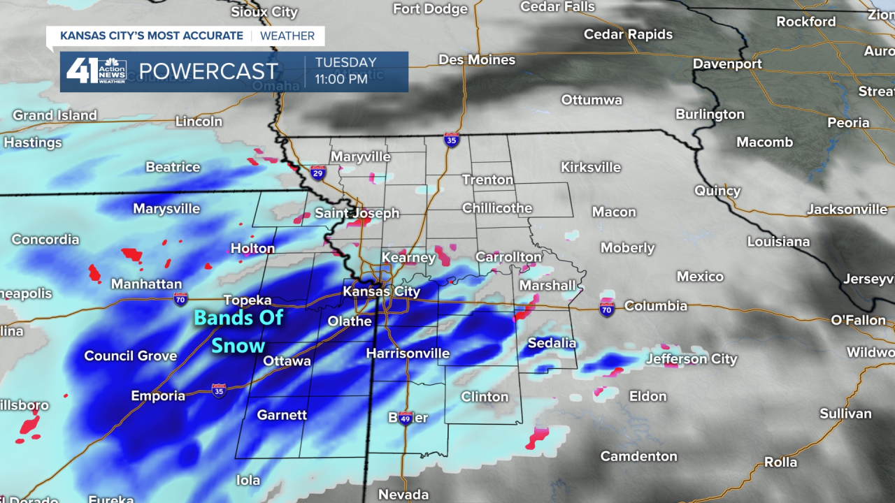 11 PM Tuesday Night Forecast