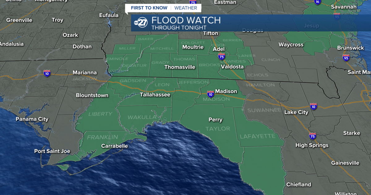 Flood Watches in effect with stronger to isolated severe storm activity ...