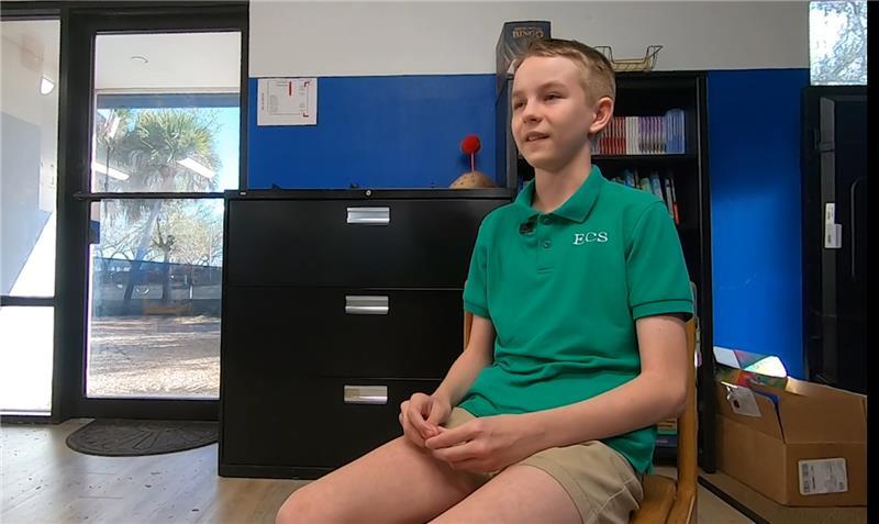 Nico Caliendo attends Englewood Christian School on a scholarship provided by the state