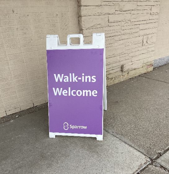Sparrow Frandor Vaccination site now walk-in, no appointment necessary