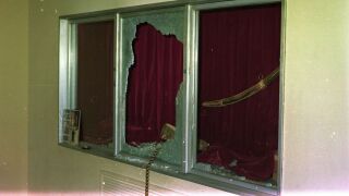 truman swords broken display case