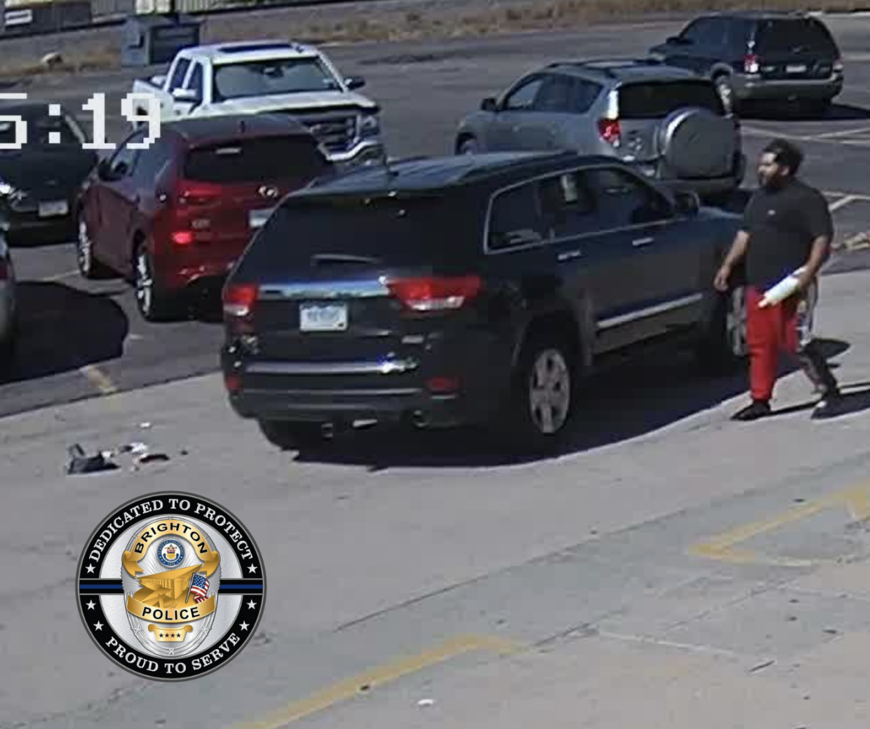 Brighton police searching for two people who tried to stop Sunday carjacking