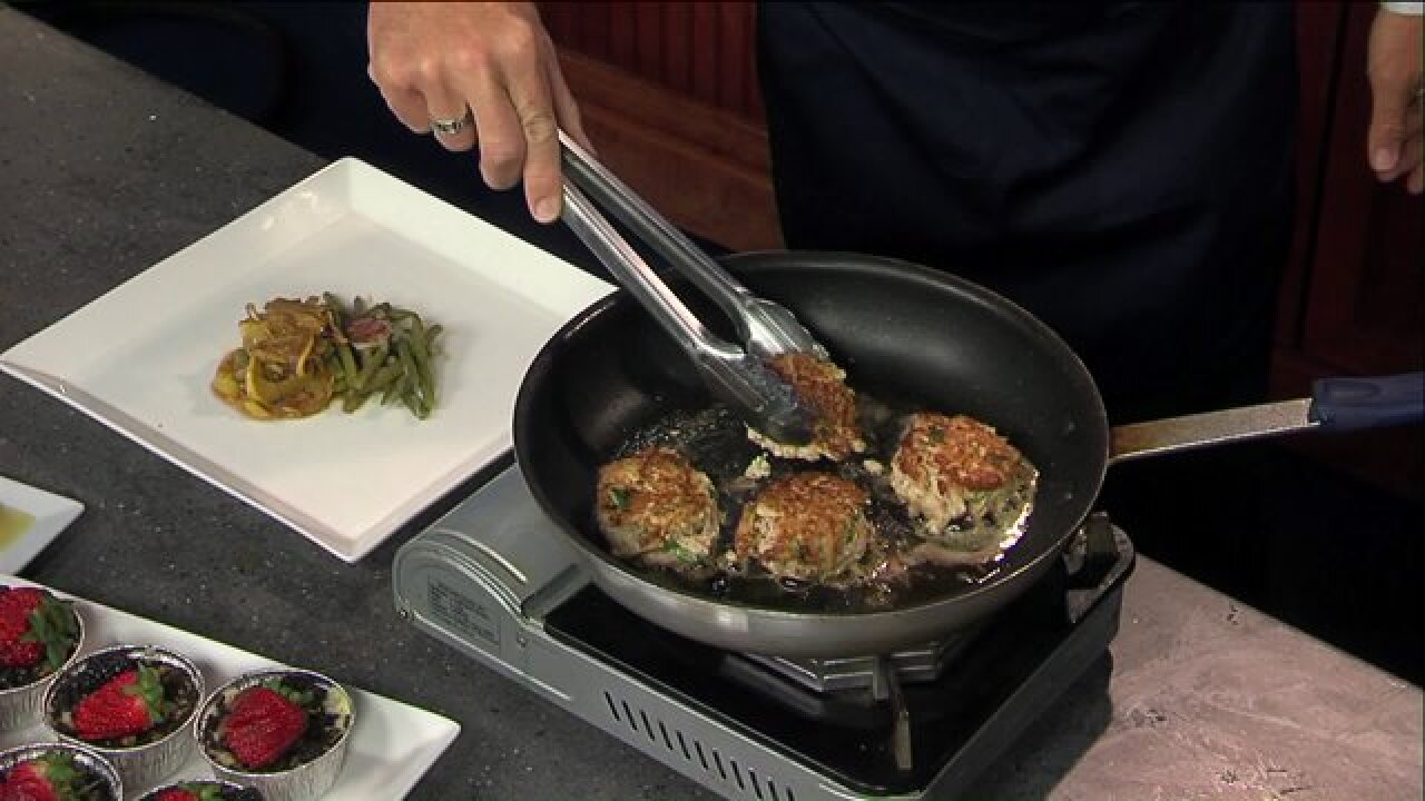 These succulent sauteed crab cakes are a seafood lover’s dream
