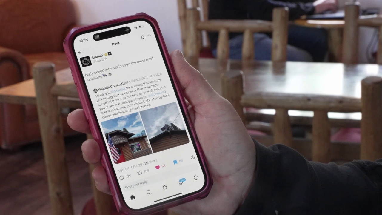Fishtail coffee shop goes viral after thank-you post gets reshared by Elon Musk