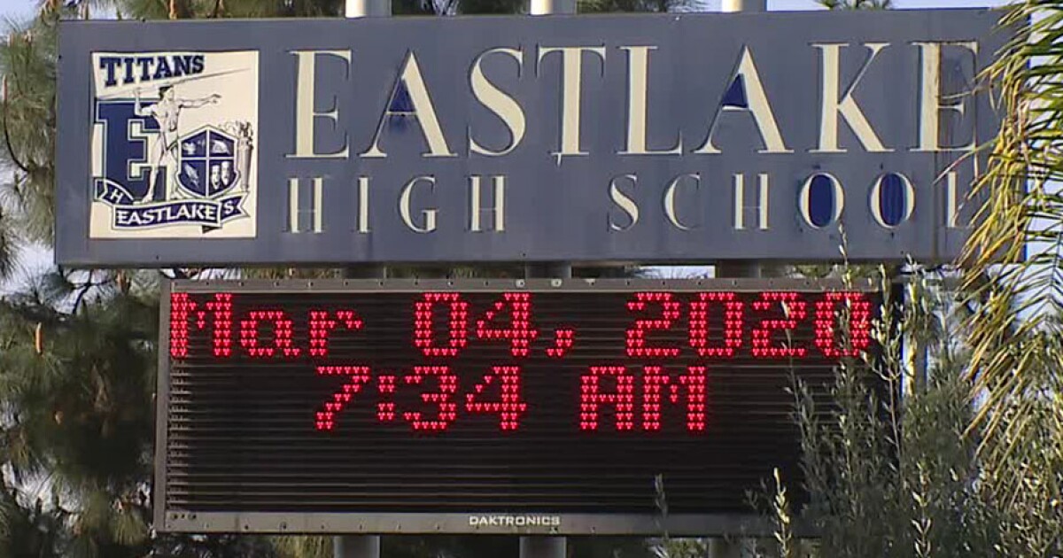Eastlake Hs Placed In Secure Campus Mode During Search Eastlake High School Graduation Date 2022 Chula Vista