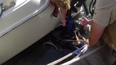 Body camera footage from the Martin County Sheriff's Office captured the moment deputies dove into the water to rescue a 30-year-old quadriplegic man who fell off his family's boat while still strapped to his electric wheelchair on March 8, 2026.