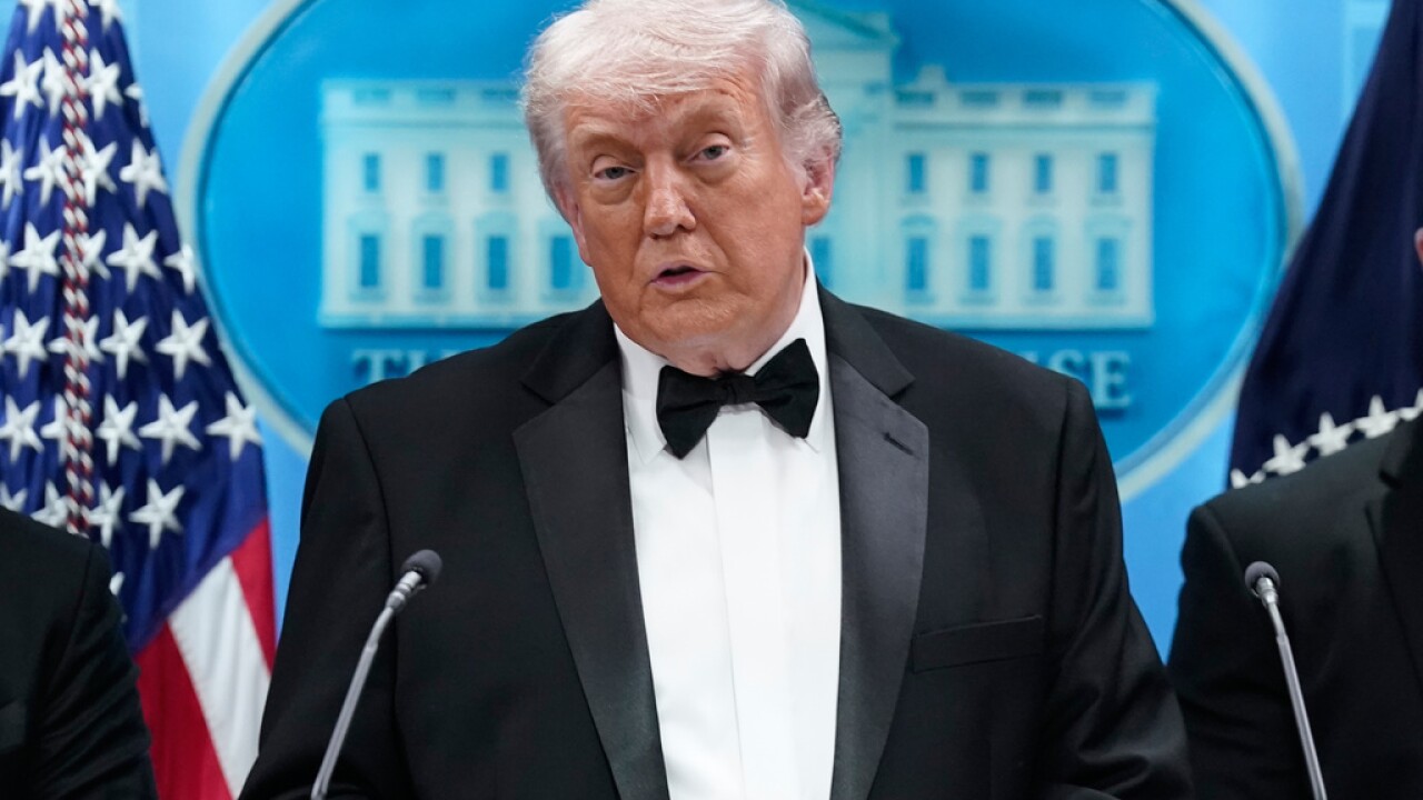 APTOPIX Trump White House Correspondents Dinner