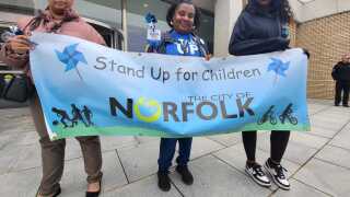 Norfolk child abuse pinwheels 1