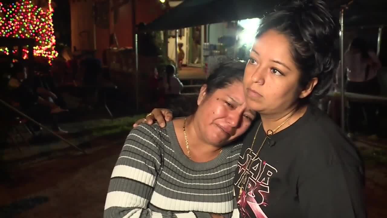 Family members of Jose Reyes mourn his shooting death