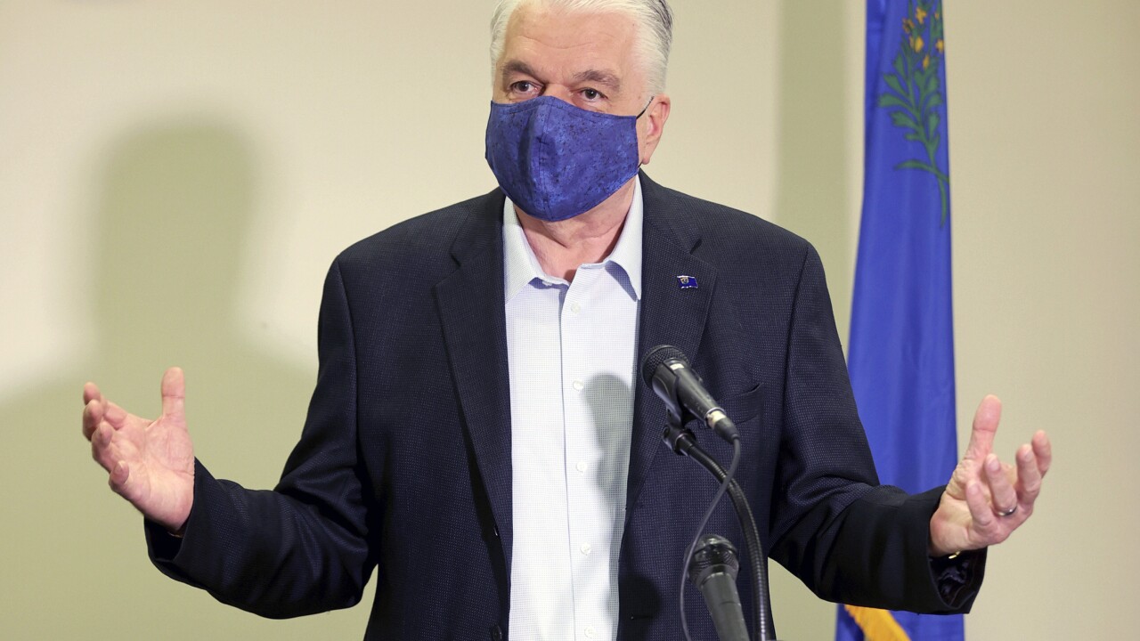 Virus Outbreak Sisolak Interview
