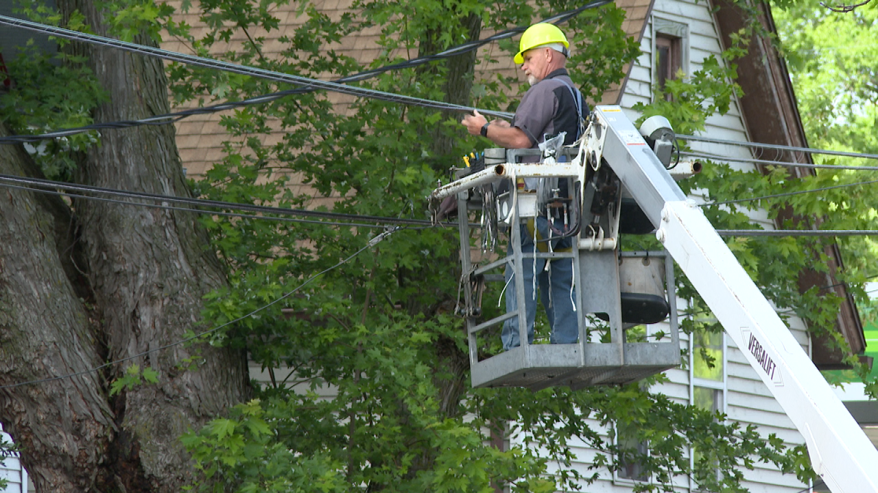 Storm damage in Madison