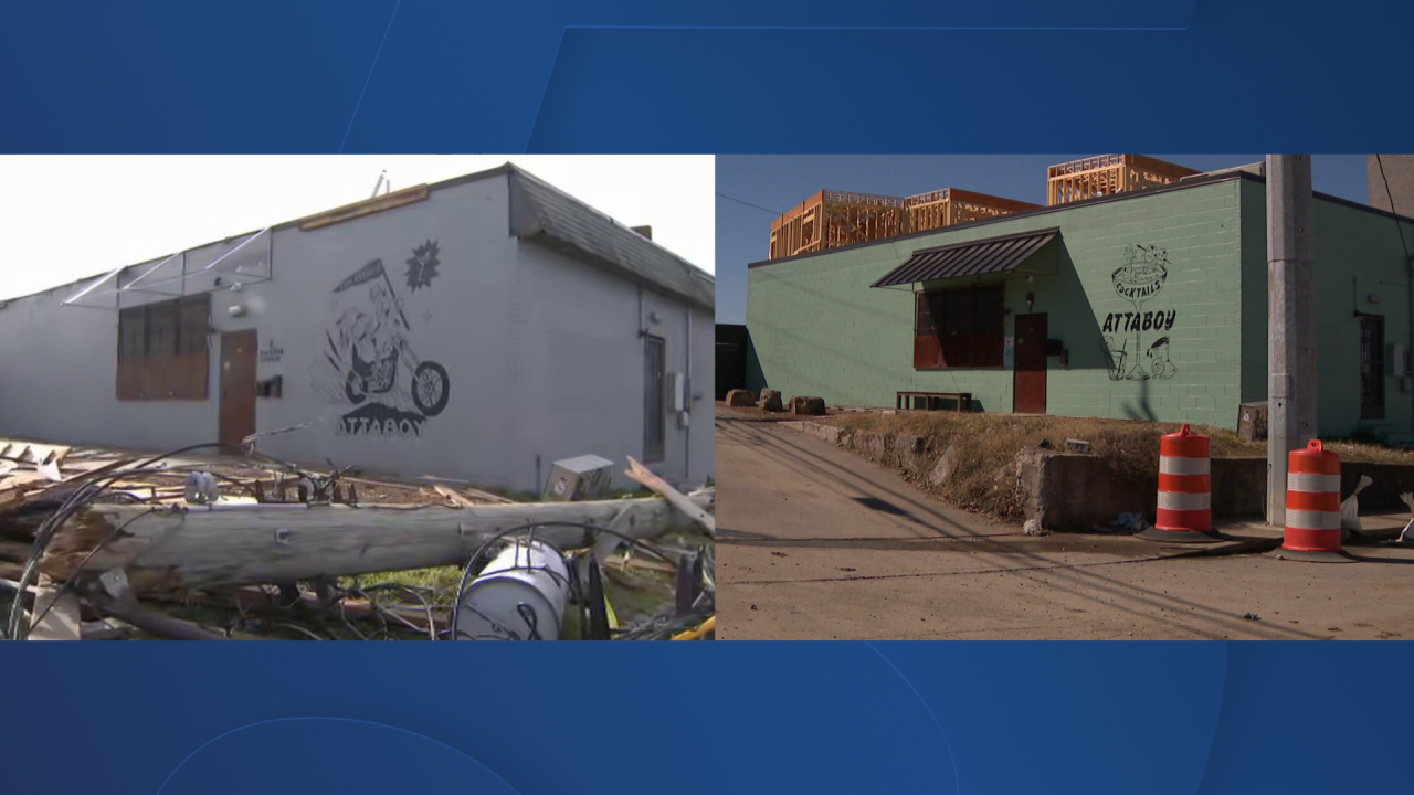 atta boy tornado then/now