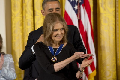 Barack Obama, Gloria Steinem
