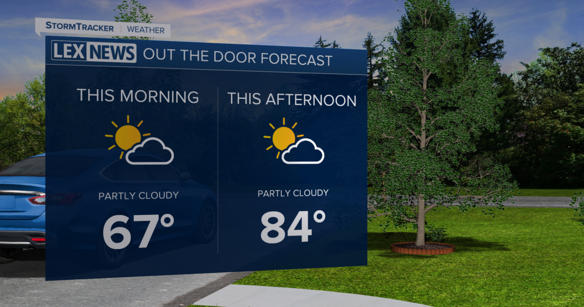 Dry and hot before showers arrive Saturday night