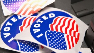 "I Voted" stickers.