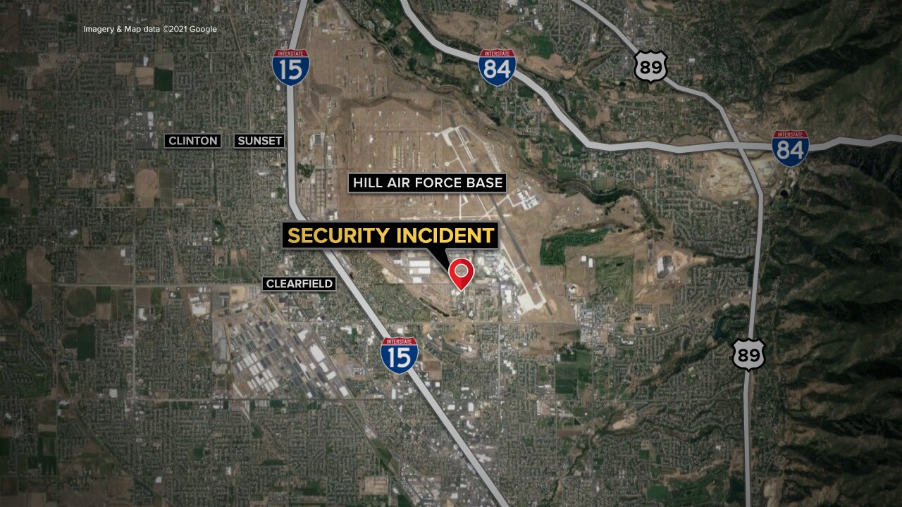 Hill Air Force Base map