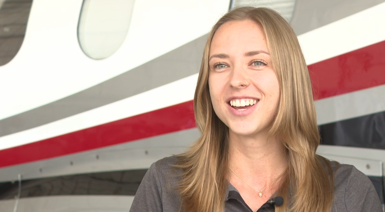 Girls come together to learn more about aviation at Salt Lake City International Airport