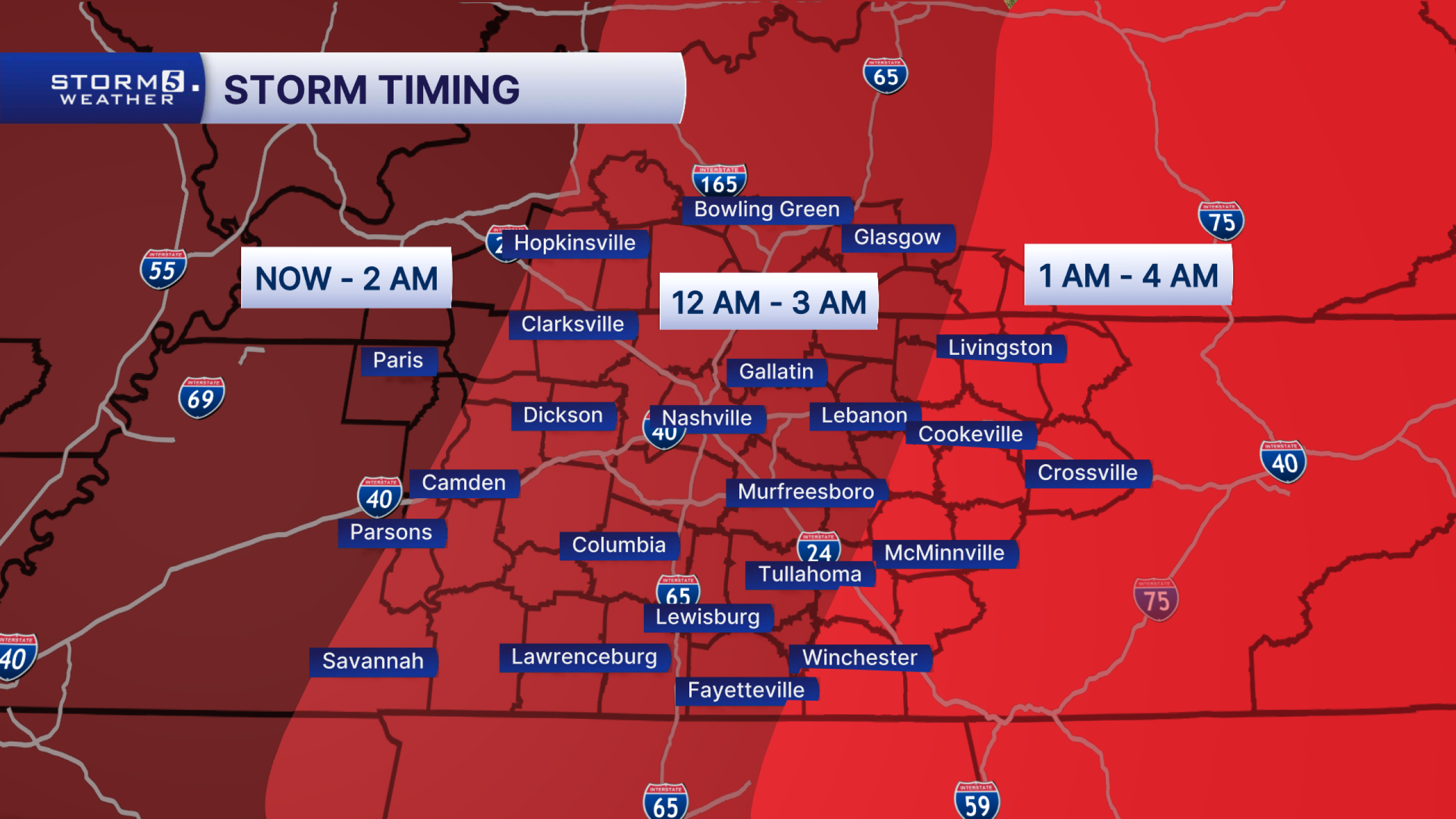 April 28, 2026: Storm 5 Alert continues on Tuesday