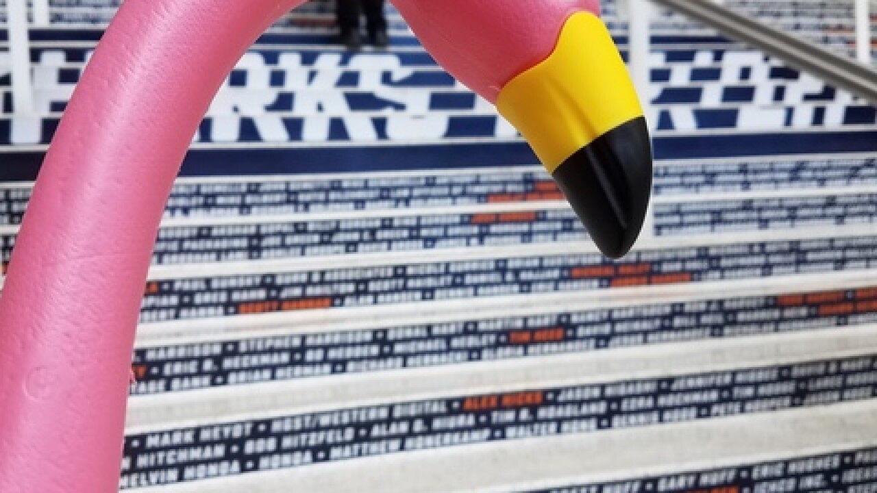 Meet the man who started the VGK flamingo toss