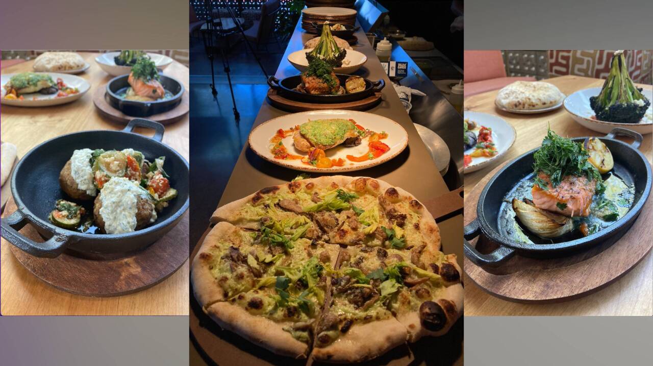 Menu items from The Genuine in Phoenix.