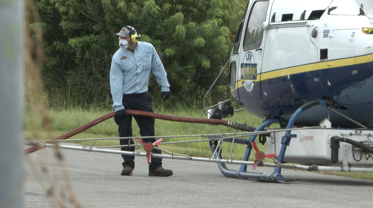 Lee County Mosquito Control District employee