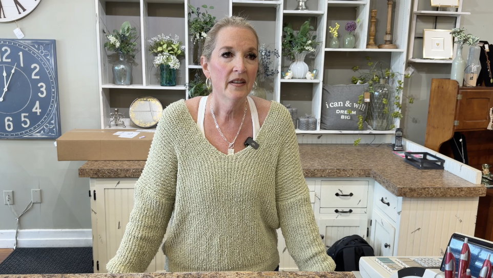 Shari Moran will open her own gift shop in this historic building in a couple months