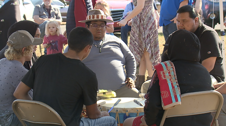 Drummers at Indigenous People's Day