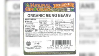 Natural Grocers Brand Organic 2-Pound Mung Beans