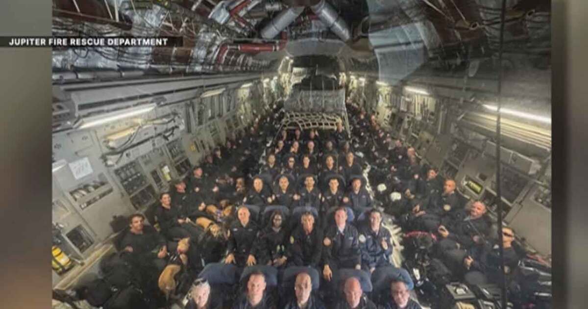 Jupiter firefighters deploy to Venezuela for earthquake search and rescue mission