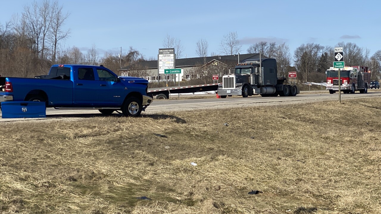 M-37 crash in Sparta Township